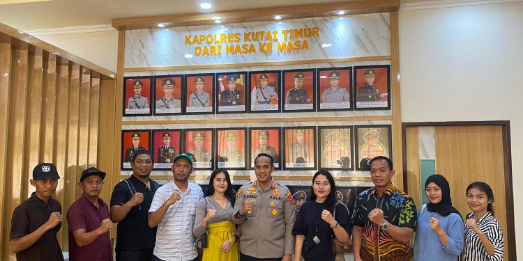 Kapolres Kutai Timur Terima Kunjungan PWRI Kutai Timur