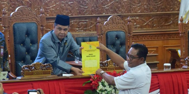 Bacakan Pandangan Fraksi, Golkar Berikan 7 Poin Penting Sebagai Masukan Pada Pemkab Kutim