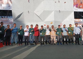 Bupati Kutai Timur, Ardiansyah Sulaiman, secara resmi membuka National Sport Climbing Competition (NSCC) Bupati Cup III Kutai Timur (Kutim)