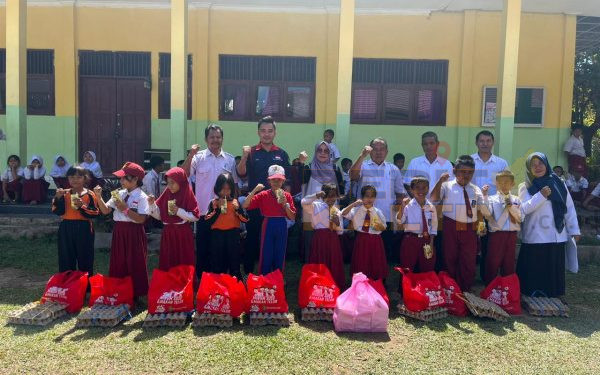 Disketapang Kukar Beri Telur dan Susu untuk Kurangi Angka Stunting di Sekolah Dasar