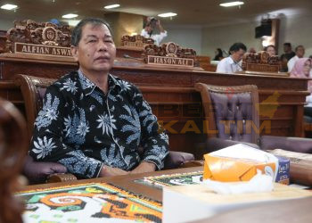 Arang Jau, anggota fraksi Golkar DPRD Kutai Timur.