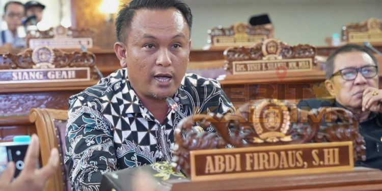 Anggota DPRD Kutim, Abdi Firdaus.