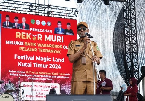 Agus Hari Kusuma Apresiasi Pemecahan Rekor MURI oleh Pelajar Kutim